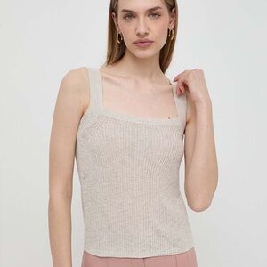 Max Mara Leisure Beige Tenore Sweater Knit Tank Top Large NWOT